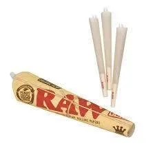 RAW - CONES - KING SIZE - 3PK - ORGANIC