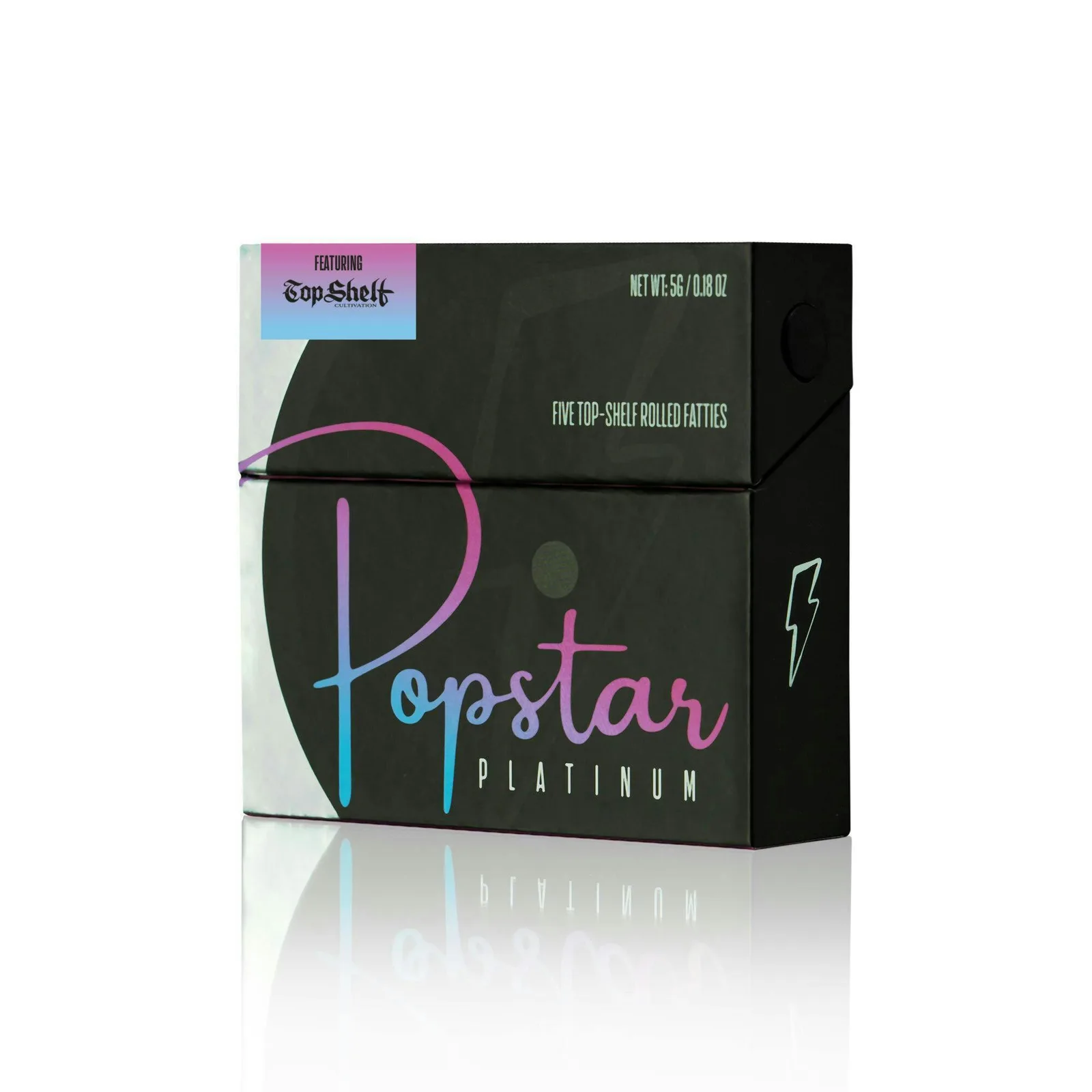 Popstar- Platinum Top Shelf Smacks 5PK Prerolls 5g (H)