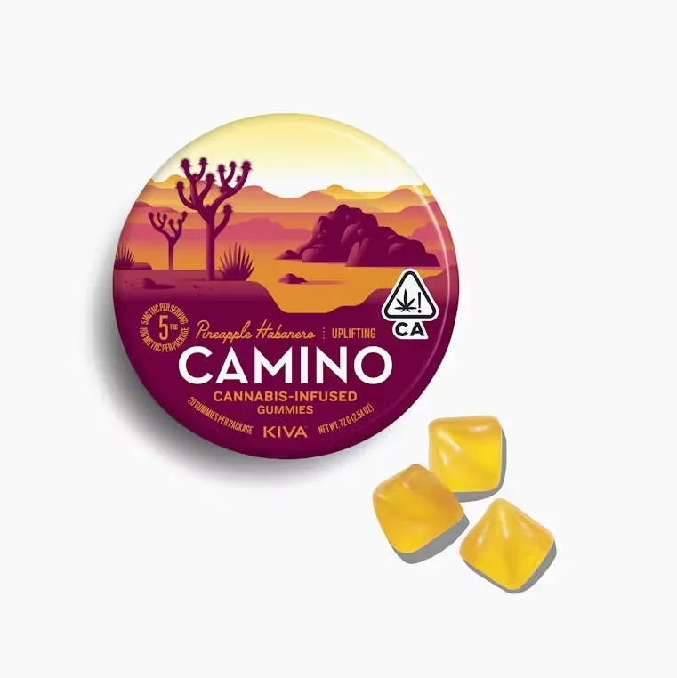 Camino - 'Uplifting' Pineapple Habanero - 100mg Gummies - 20pk
