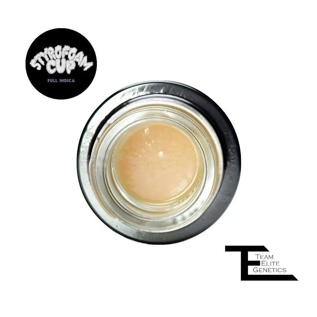 Styrofoam Cup Live Rosin 1g - 1 item