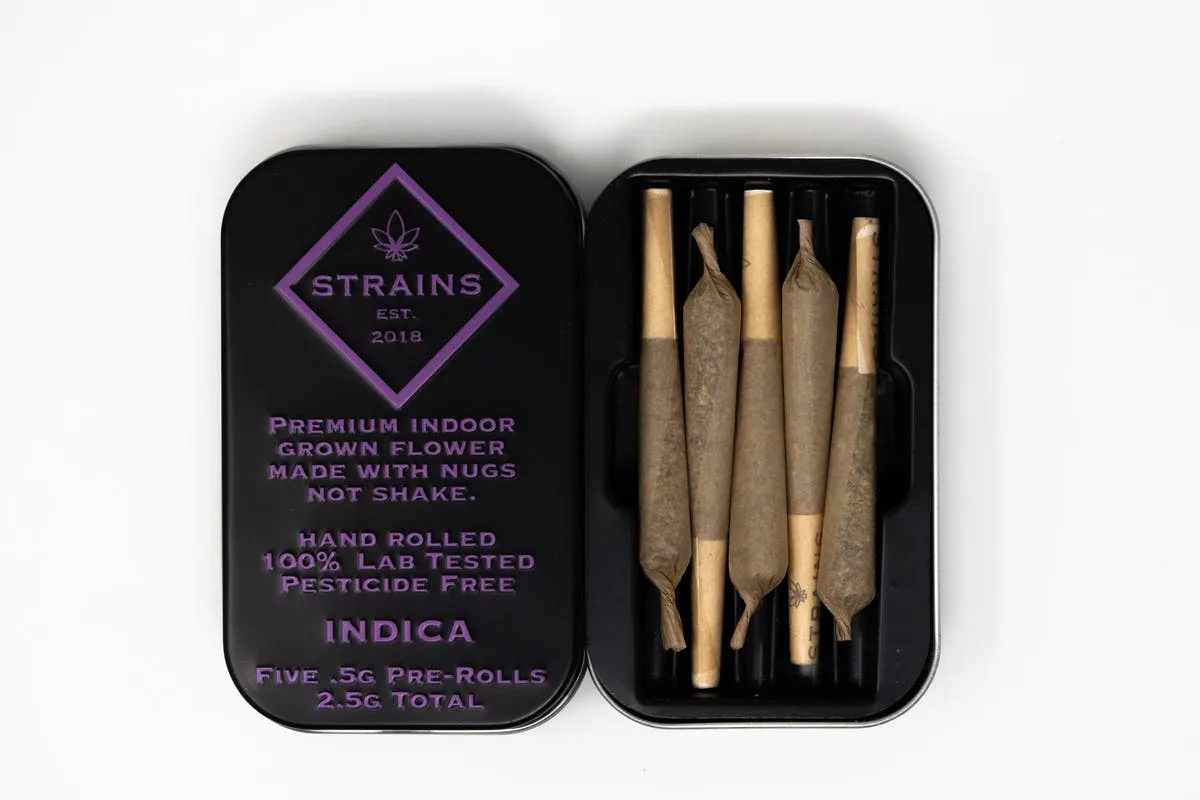 Indica Premium Preroll 5pk (2.5g)