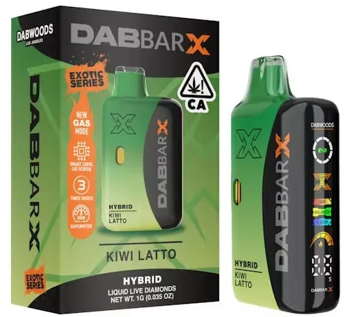 VAPE- DABBAR X LIQUID LIVE DIAMONDS Kiwi Latto 2G
