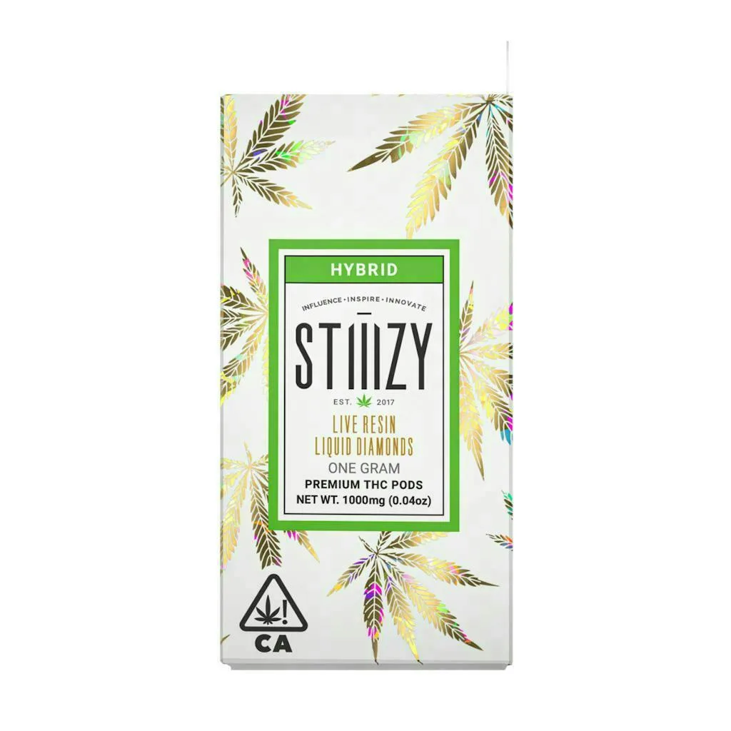 STIIIZY - Lemon Cherry Gelato - 1g LRLD Pod - 1g LRLD POD - Hybrid
