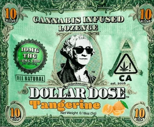Dollar Dose - Tangerine Lozenge - 10mg