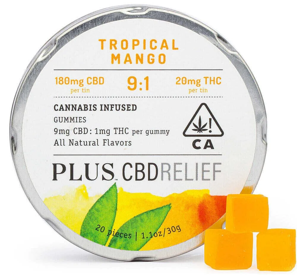 Plus - Mango CBD 10:1 Gummies - Mango CBD 10:1