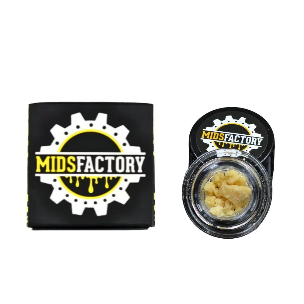 1g Peach Crescendo Cured Resin Crumble - Mids Factory