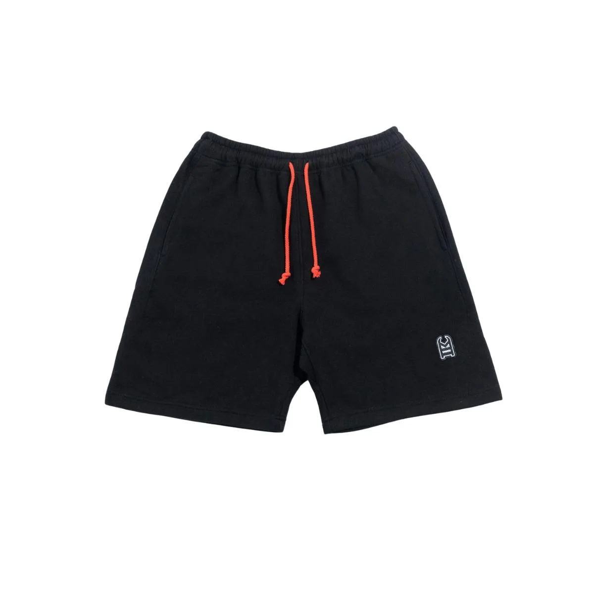 IMKING Apparel | Black Red-Stringed Sweatshorts | X-Large