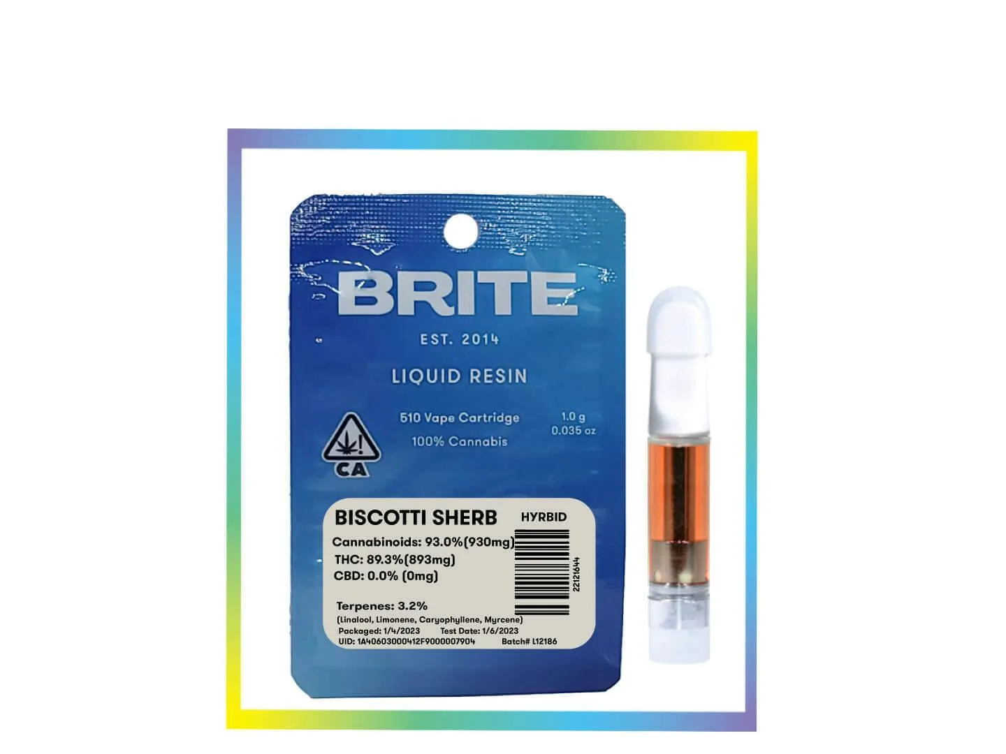 Biscotti Sherb - Liquid Resin 1g
