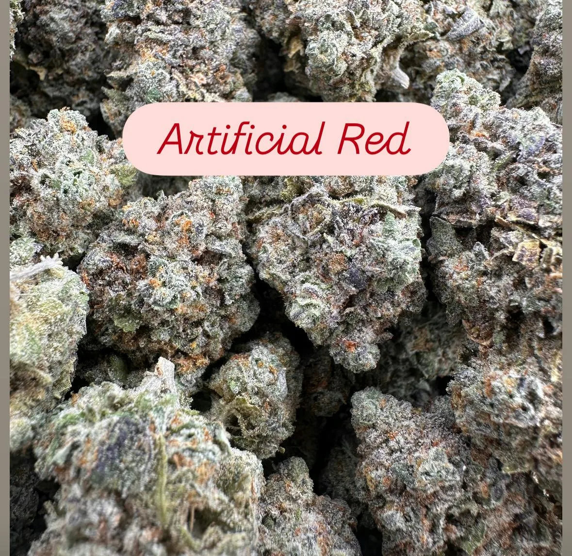 Artificial Red - $80 Half Oz - Top Shelf Indoor