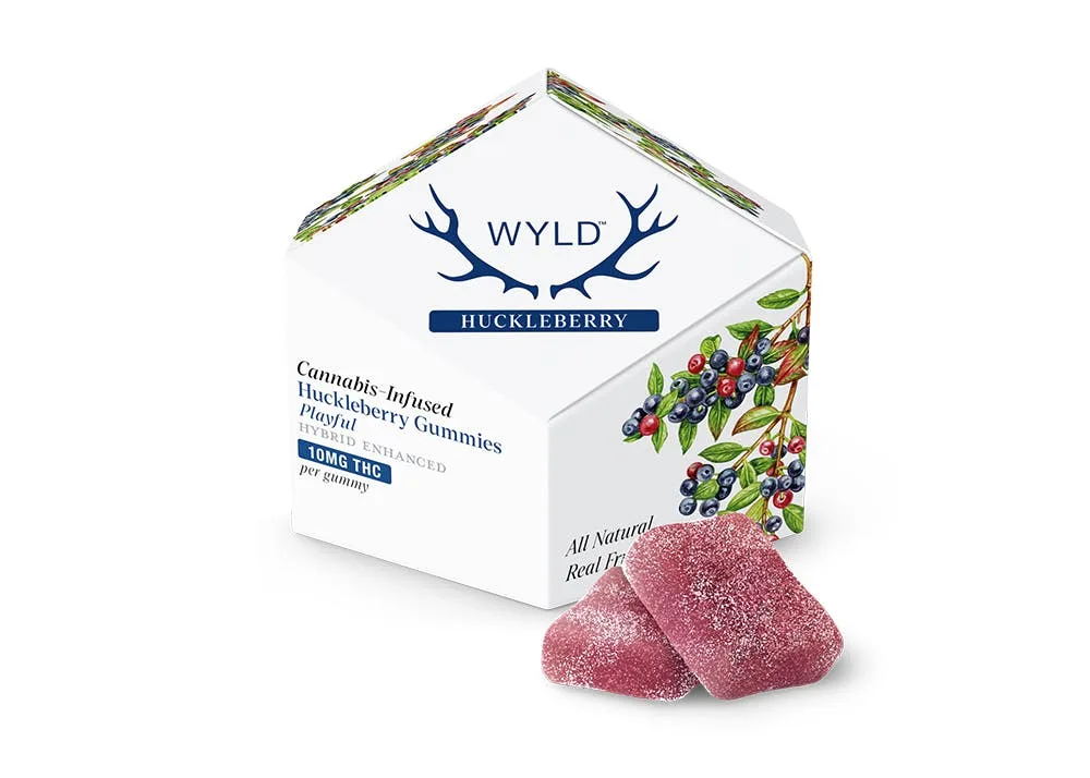 Huckleberry Hybrid Enhanced Gummies 100mg