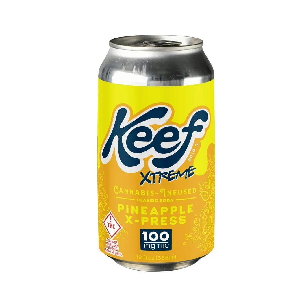 Keef - Pineapple X-Press Xtreme Classic Soda (100Mg)