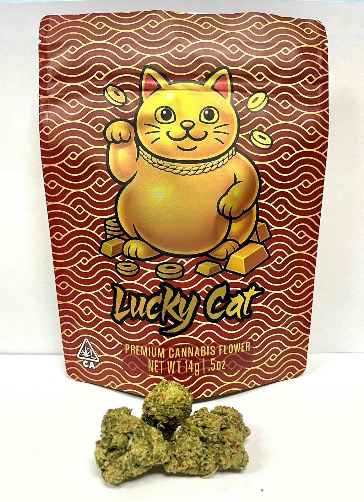 Lucky Cat - Strawberry Mochi Premier Greenhouse Flower 14g