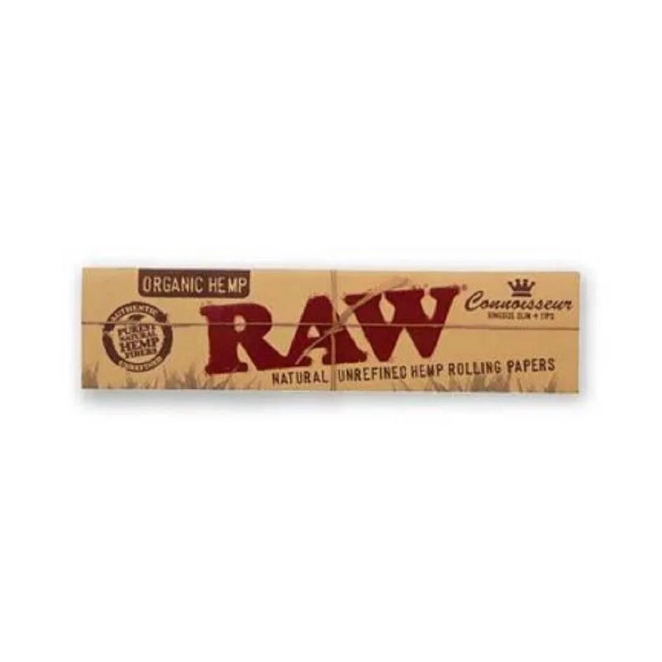RAW - Classic Connoisseur Kingsize Slim + Tips - 0 g