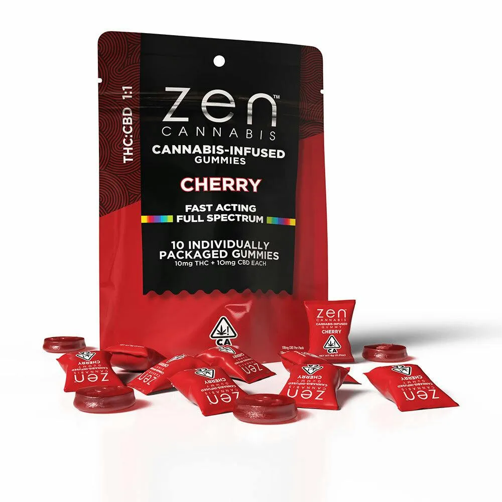 CHERRY 1:1 GUMMIES 100MG