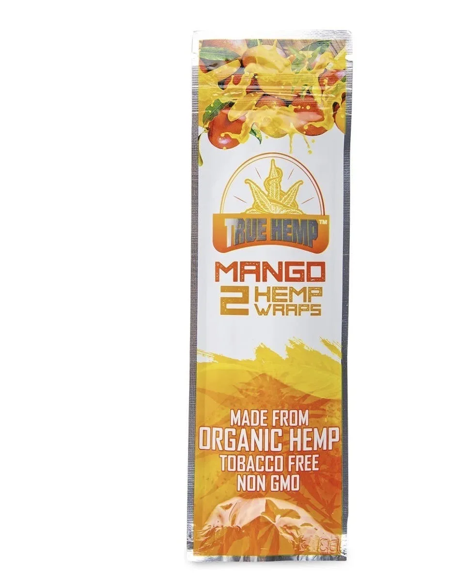 True Hemp - Organic Hemp Wraps - Non GMO - 2 Wraps Per Pack
