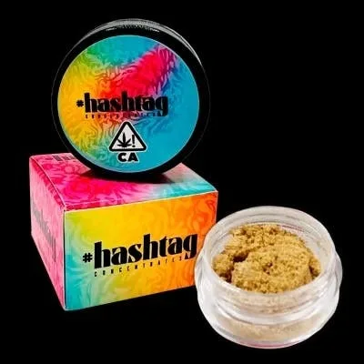 Hashtag Rainbow Belt 1g Full Melt Hash 2.0