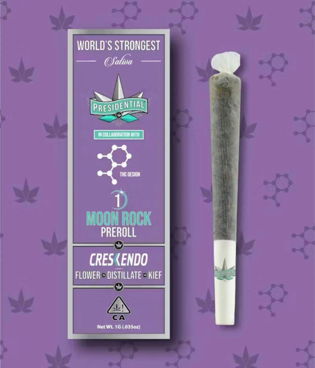 Presidential - Crescendo Moon Rock Preroll - 1.5 items
