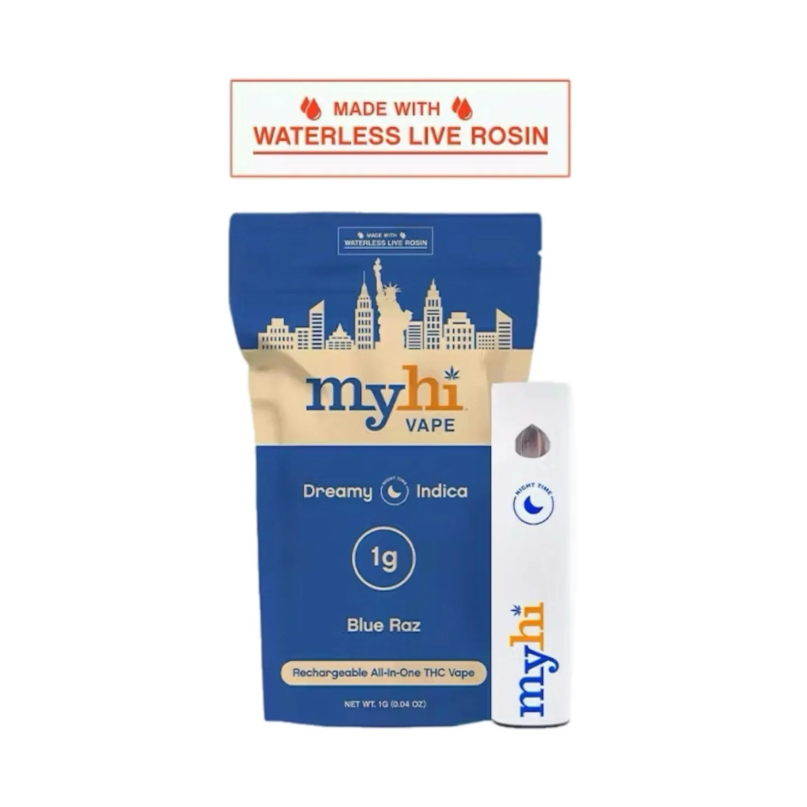 MYHI - BLUE RAZ - 1G AIO - INDICA