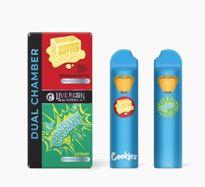 Cookies | Live Resin Dual Chamber | Live Resin | Berniehana Butter (I) Cry Baby (S) | 1g