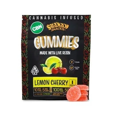 Shaman Snacks Gummies Lemon Cherry 2:1 100mg