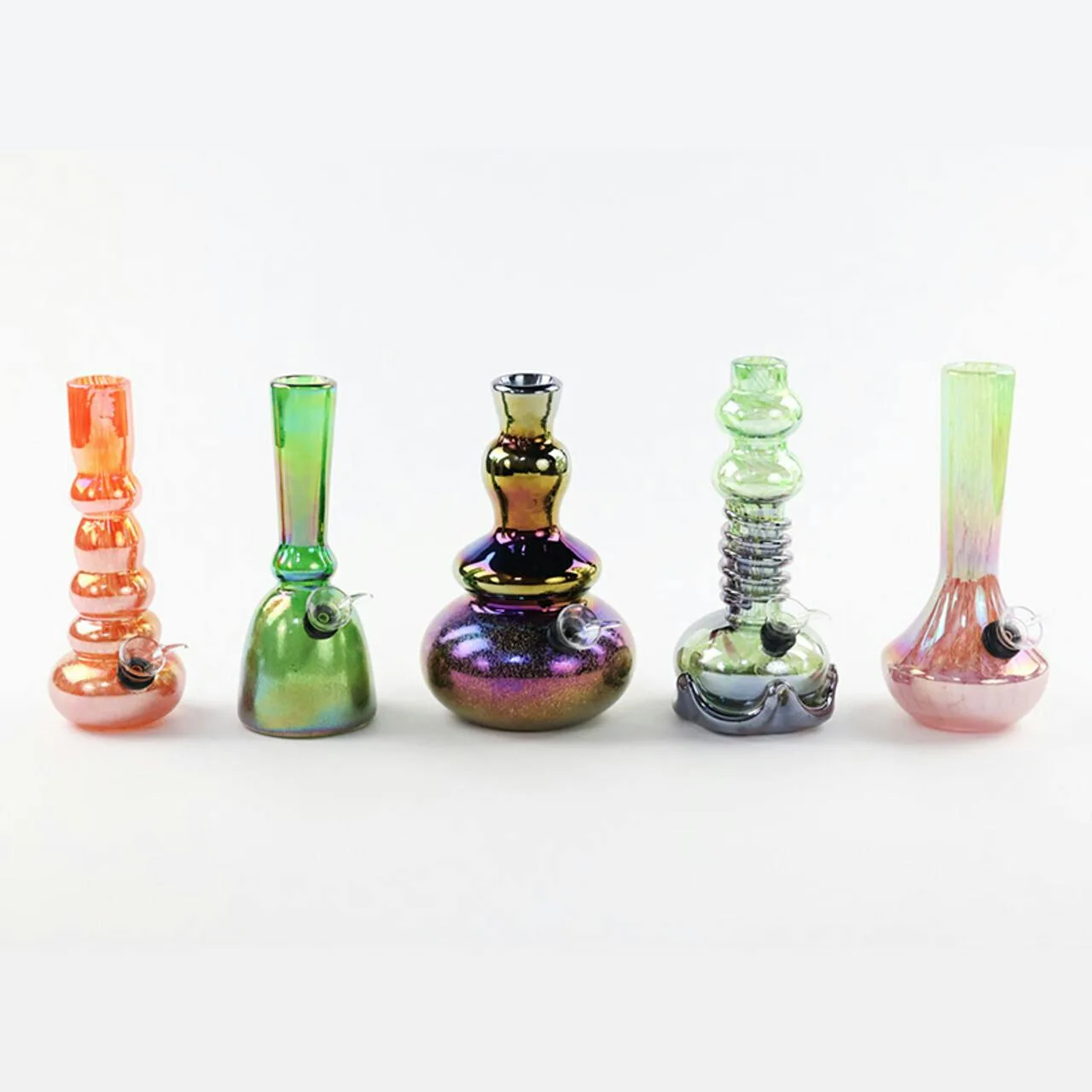 8" SOFT GLASS WATER PIPE