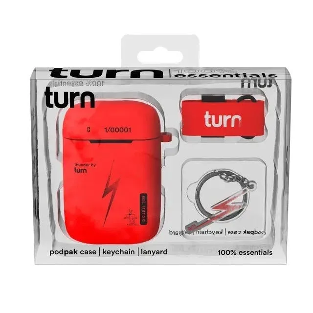 Turn- Red podpak Case Keychain
