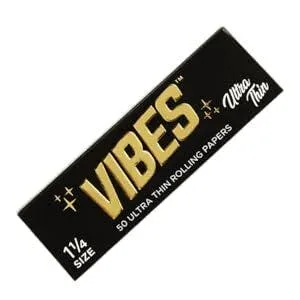 VIBES - PAPERS - 1 1/4 - ULTRA THIN BLACK