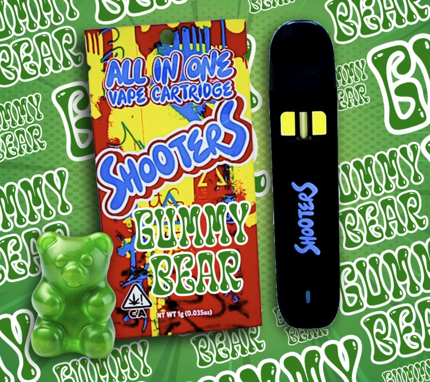 Shooters - All In One - Gummy Bear 1g