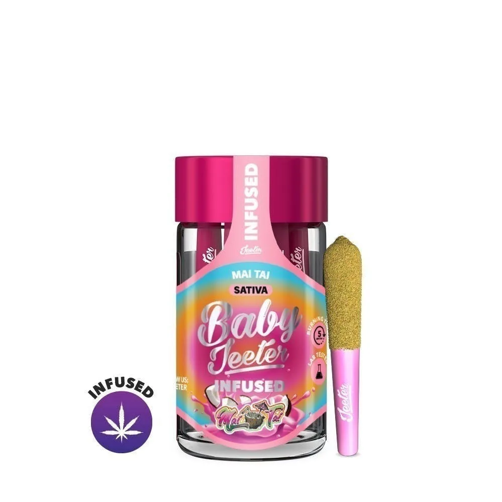 Baby Jeeter | Mai Tai | Infused Preroll 0.5G x 5 (2.5g)