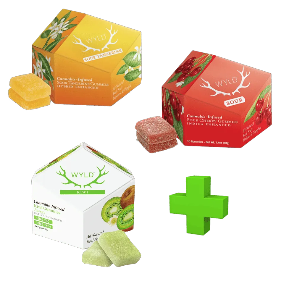 WYLD - WYLD Kiwi Gummies - Mixed Deal