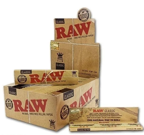 Raw Classic King Size Slim Rolling Paper