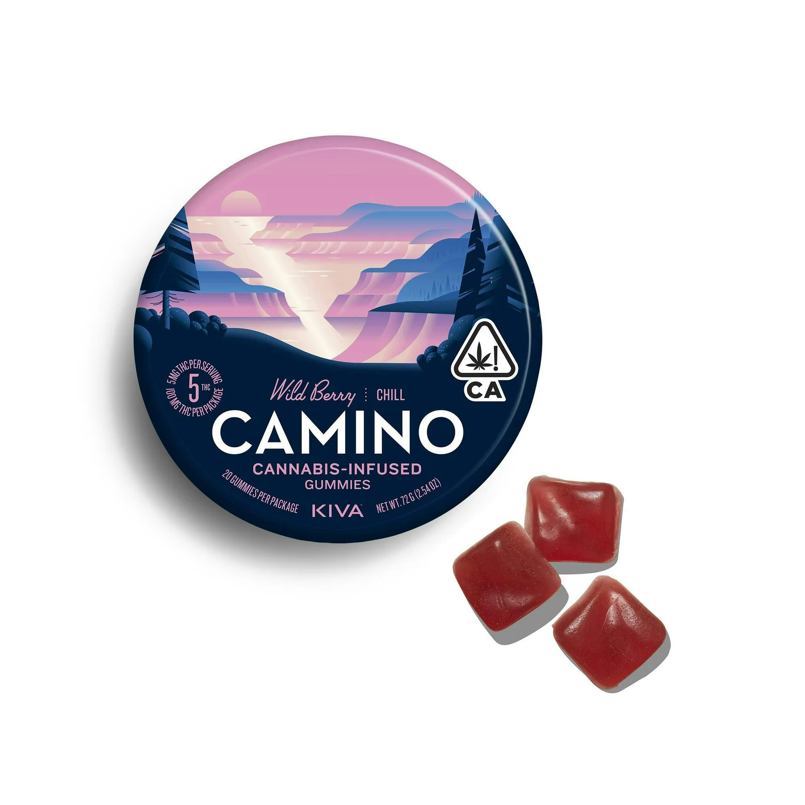 CAMINO - EDIBLE - 100MG (20PK) - WILD BERRY 'CHILL'