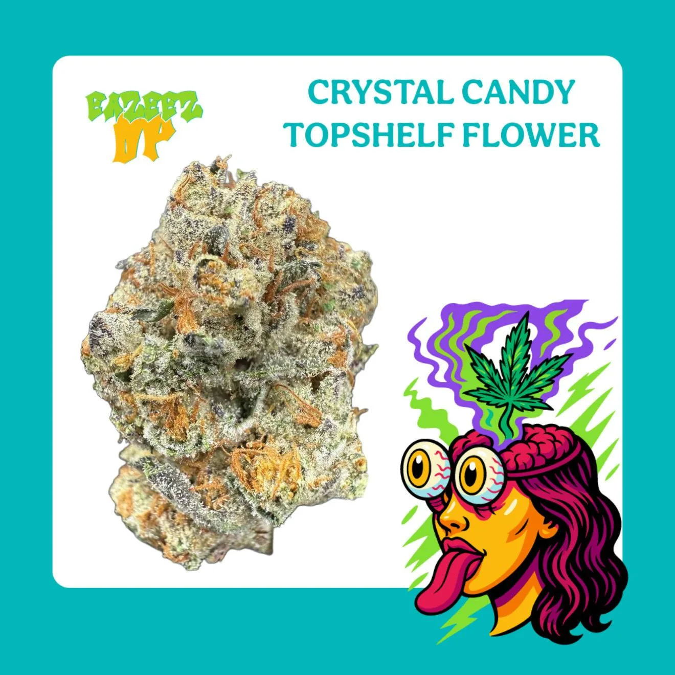 Crystal Candy - Topshelf Flower - New Drop- (28g/1oz) - Hybrid