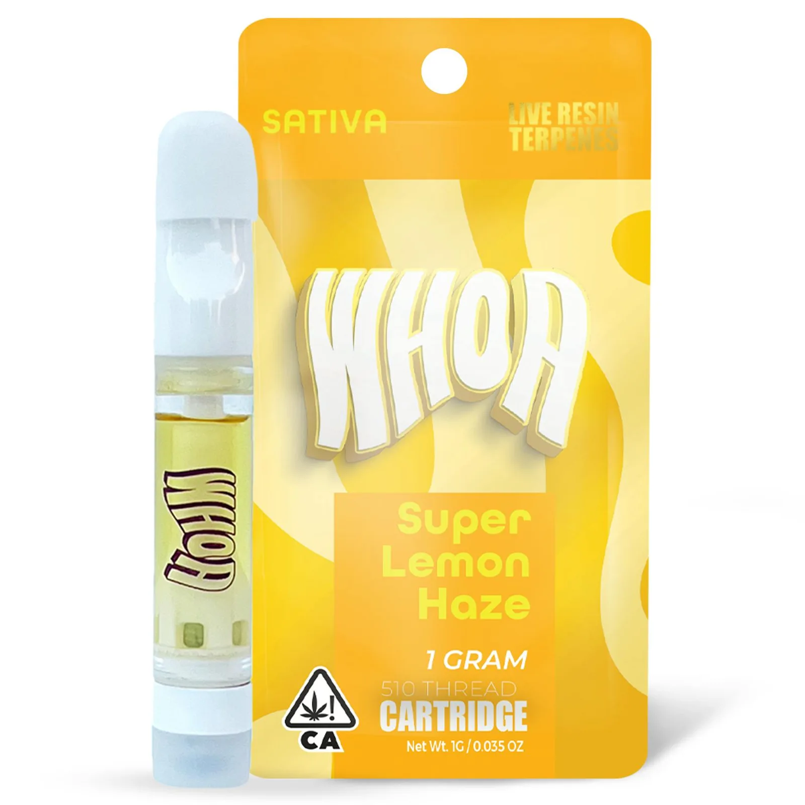 Super Lemon Haze Live Resin Terpenes 510 Vape Cartridge