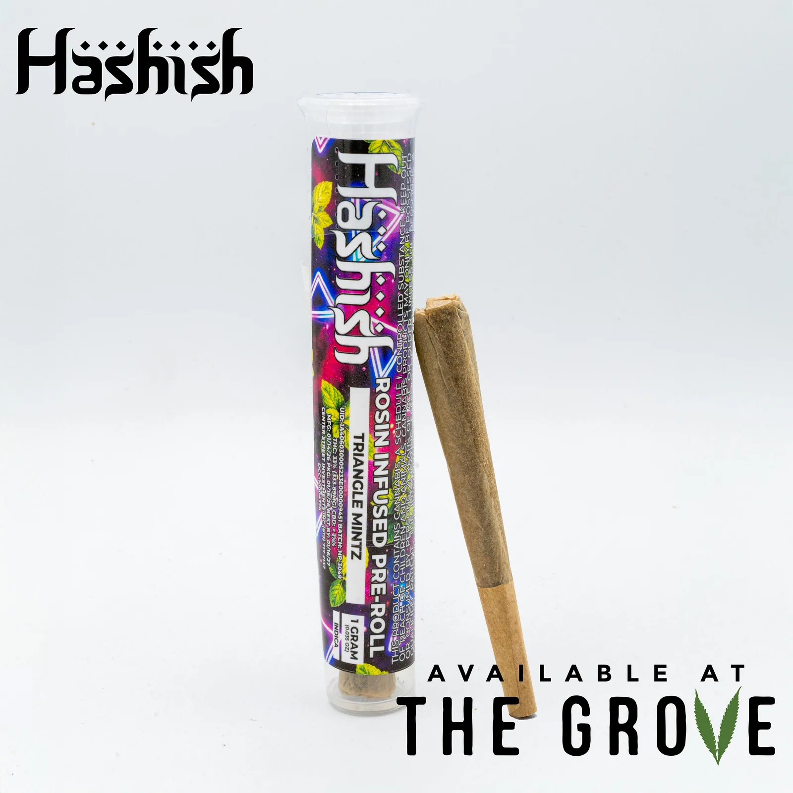 Hashish | Triangle Mintz 1g Infused Pre-Roll
