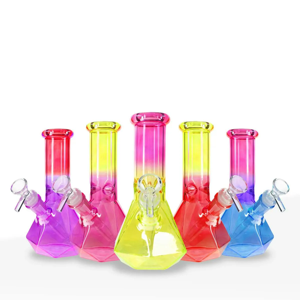 BIO | 7" 4mm Hexagon Assorted Colors - Beaker