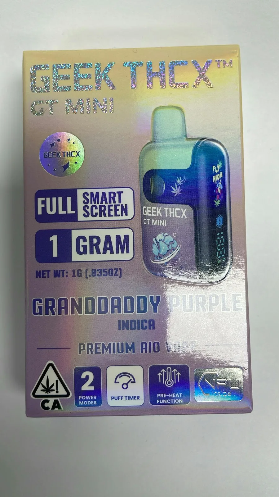 GEEK THCX All-in-one - Grand Daddy Purple