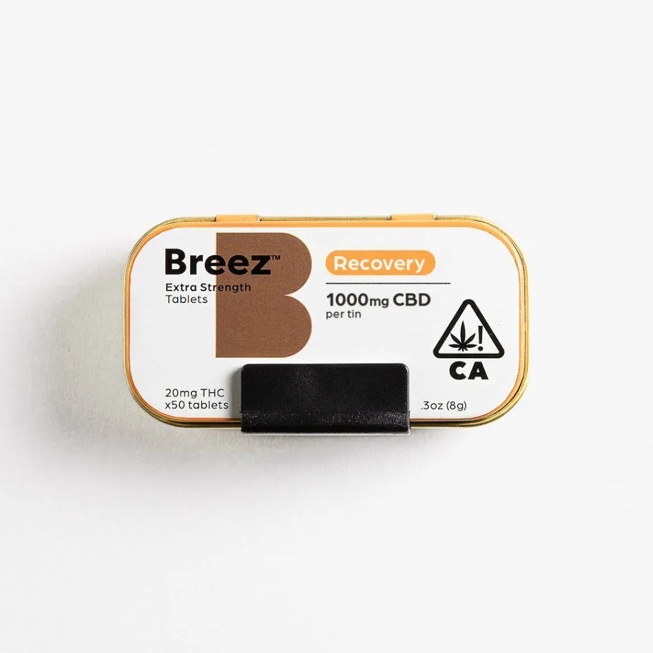 Breez - CBD Recovery Tablets