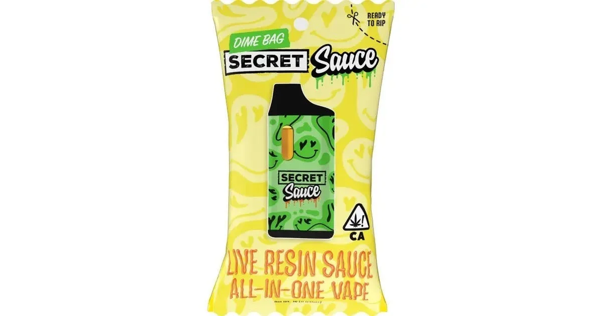Dime Bag- Purple Roze Live Resin Sauce AIO 1g (S)