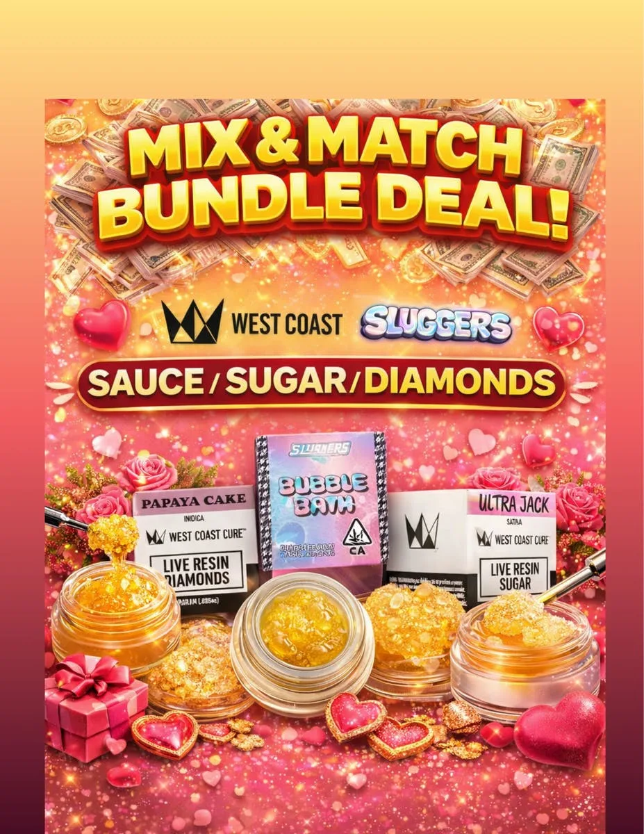 Any (3) Live Sauce, Sugar, Or Diamonds $65