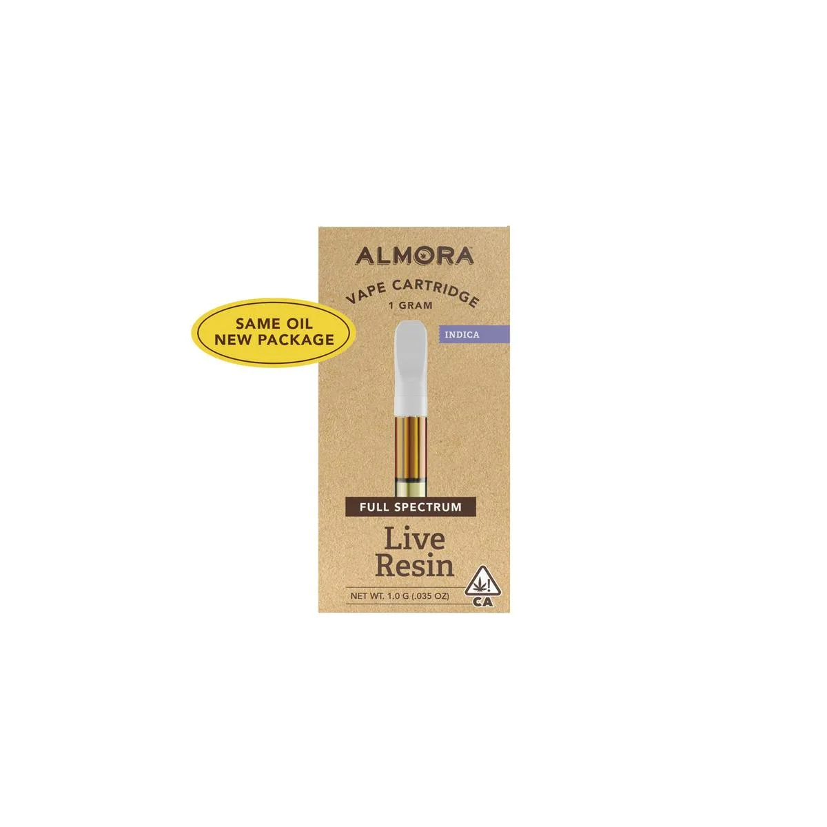 100% Live Resin Caramel Cream Cartridge 1g