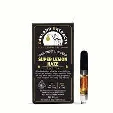 Oakland Extracts - Super Lemon Daze Live Resin Vape Cart 1g