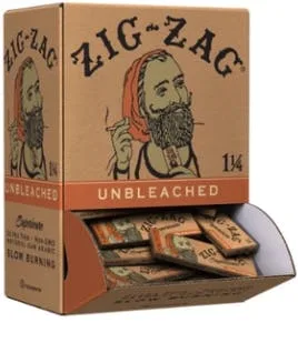 ZIG ZAG UNBLEACHED 1 1/4 ROLLING PAPERS
