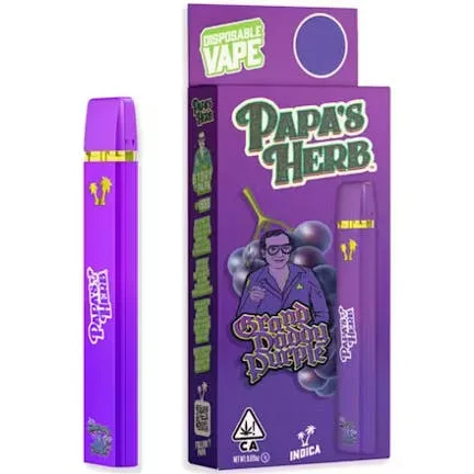 Papa's Herb - Grand Daddy Purple All In One Vape - 1 g