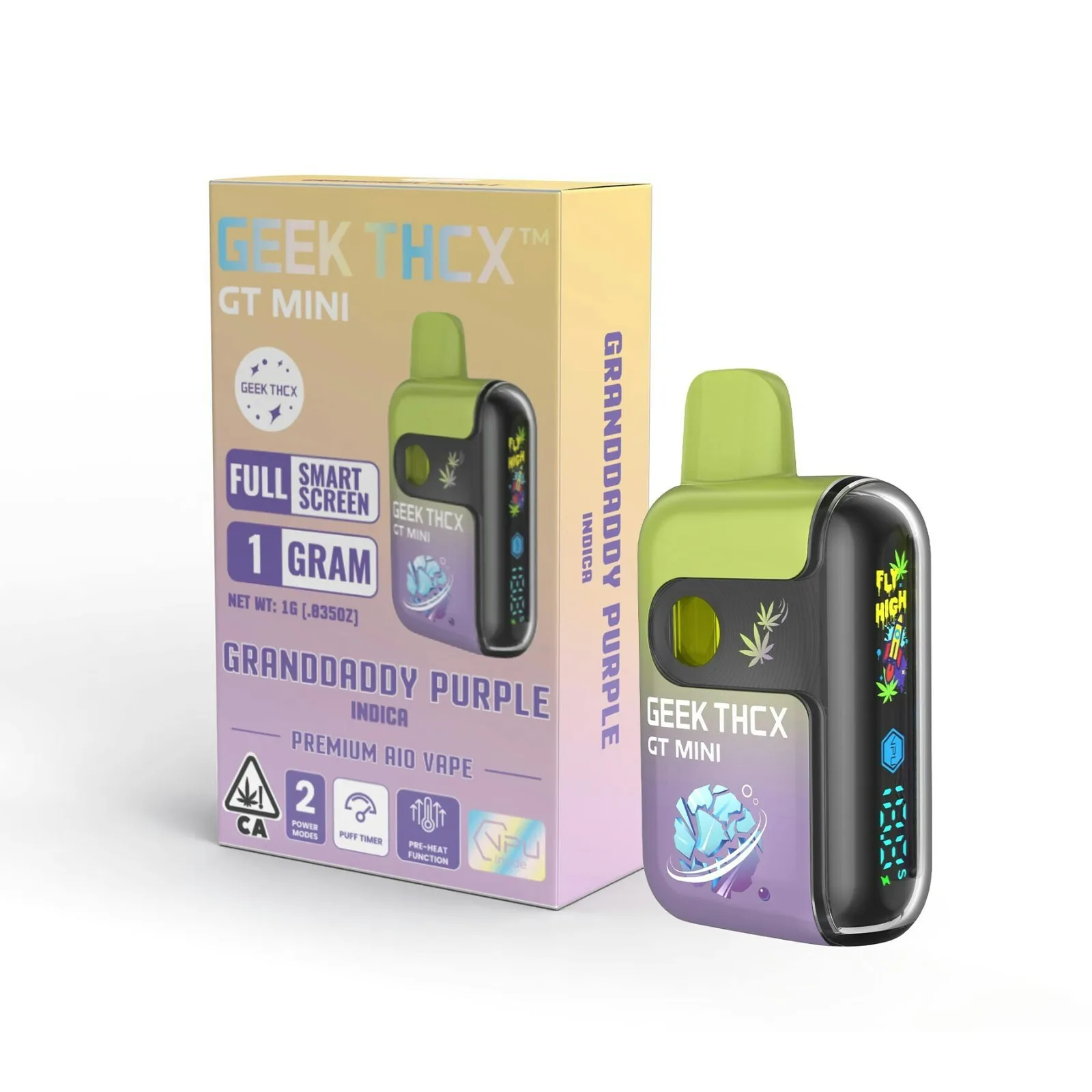 GEEK THCX - Grand Daddy Purple 1g All-in-one