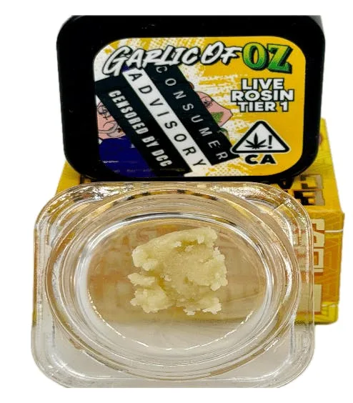 Big Reds Cannabis - Garlic of OZ - Live Rosin Tier 1 - 1 gram