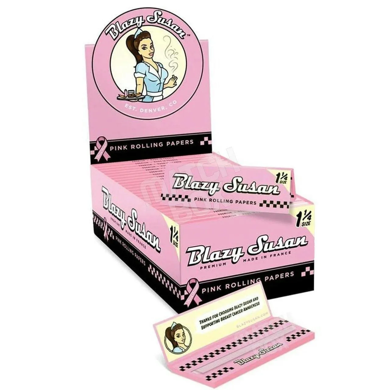 Blazy Susan- Pink Rolling Papers 1¼