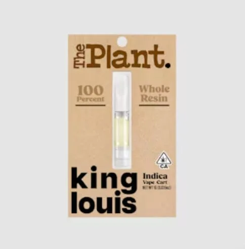 The Plant - King Louis Whole Resin Cartridge (1G)