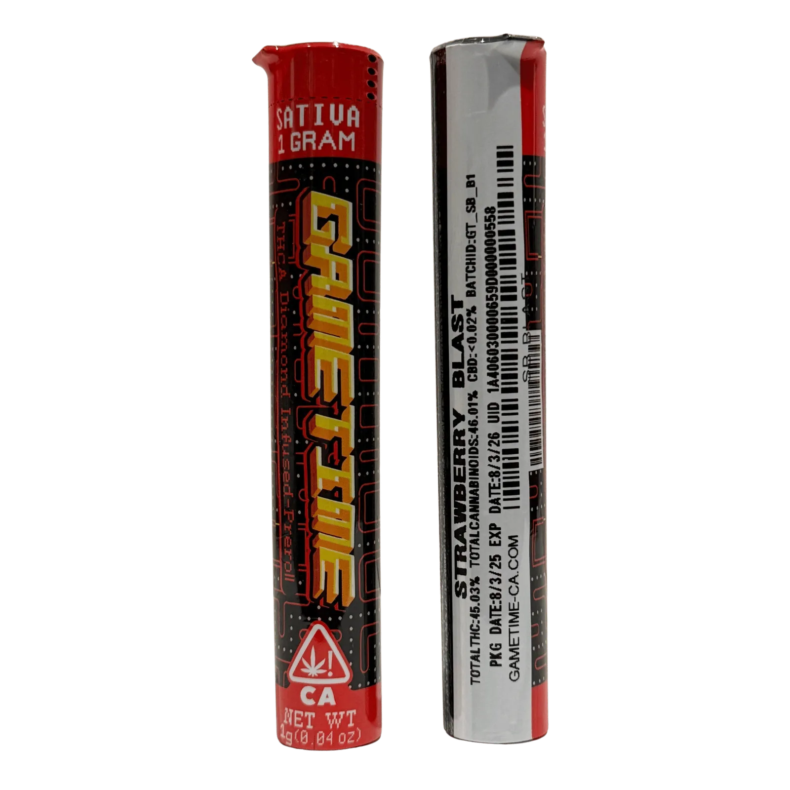 Gametime - Strawberry Blast | 1g Infused Preroll