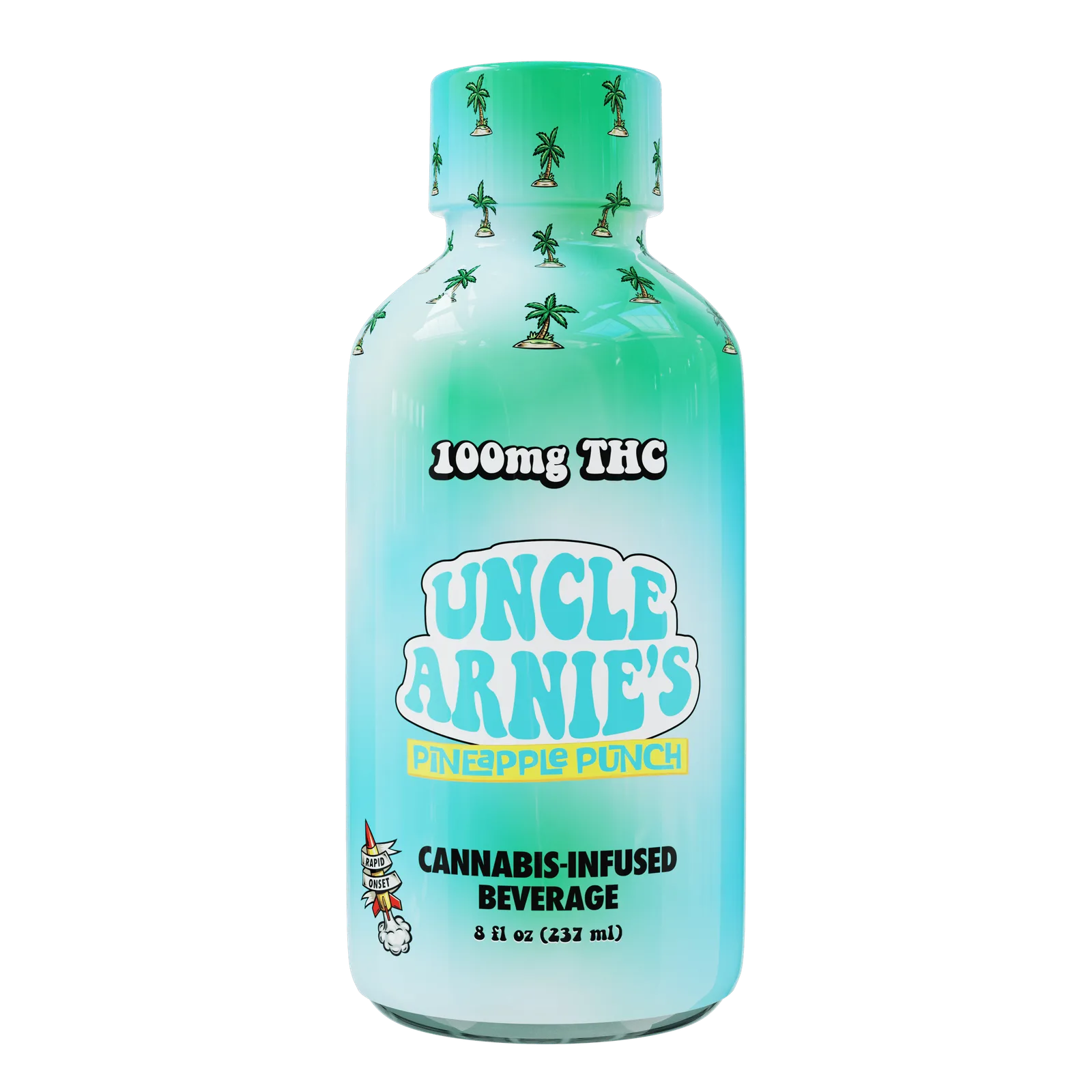 Uncle Arnie's Pineapple Punch 100mg 237mL